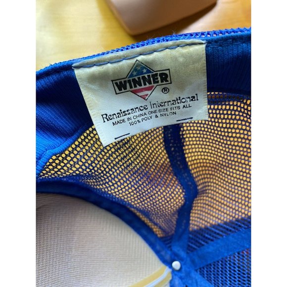 Blue White Veterans Trucker Hat Freedom War Man Woman Adjustable Mesh Snapback - Picture 12 of 12